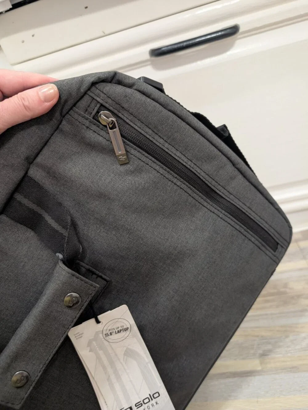 NWT Solo New York Duane Hybrid Briefcase Backpack Grey